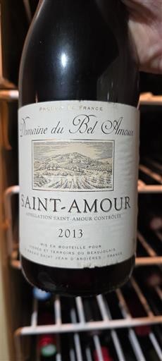 Beaujolais Saint-Amour Domaine Bel Amour 2013