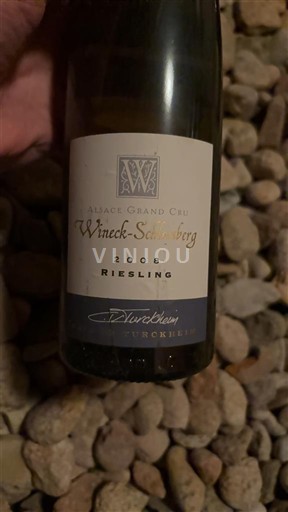Elsass Riesling Grand Cru Cave De Turckheim wineck schlossberg 2008