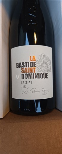 Vallée du Rhône Rasteau La Bastide Saint Dominique La Cabane Rouge 2023