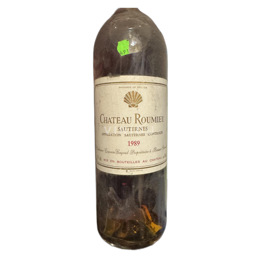 Bordeaux Sauternes Chateau Roumieu 1989