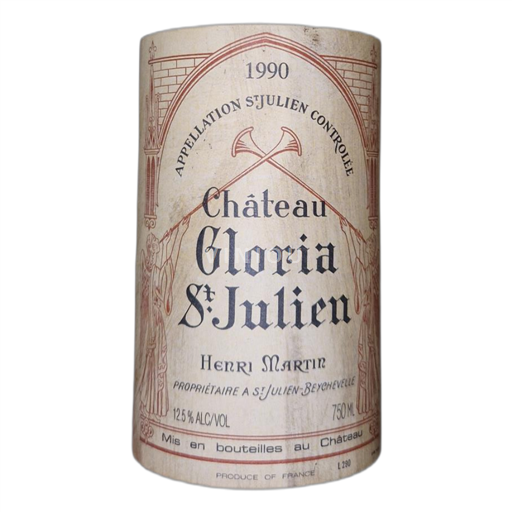 Burdeos Saint-Julien Château Gloria 1990