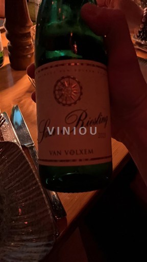 Mosel Moselle Van Volxem Saar Riesling 2020