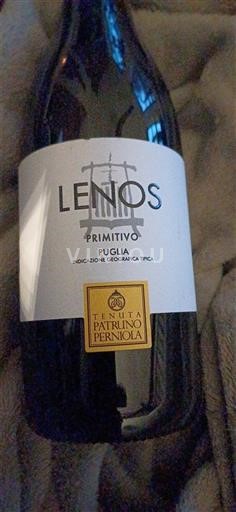 Apulija Ni doloceno Tenuta Patruno Perniola Lenos Primitivo 2022
