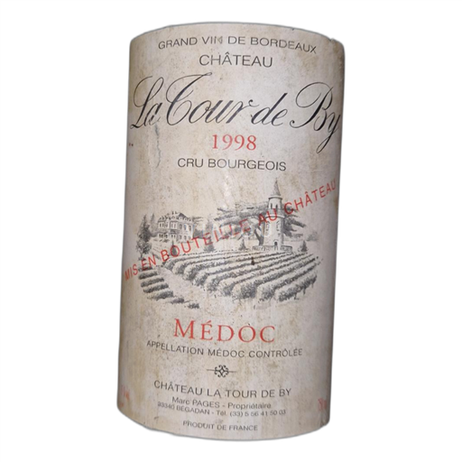 Bordeaux Médoc Château La Tour de By 1998