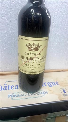 Bordeaux Margaux Château Belair-Marquis d'Aligre 2001