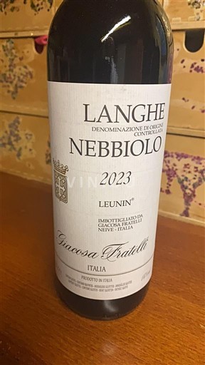 Piemont Nicht spezifiziert Giacosa Fratelli Leunin 2023