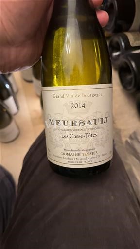 Borgoña Meursault Domaine TESSIER Les Casse-Têtes 2014