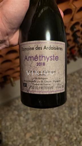 Alpes y Países Ródano Vinos de los Alóbroges Domaine S Ardoisières Améthyste 2018