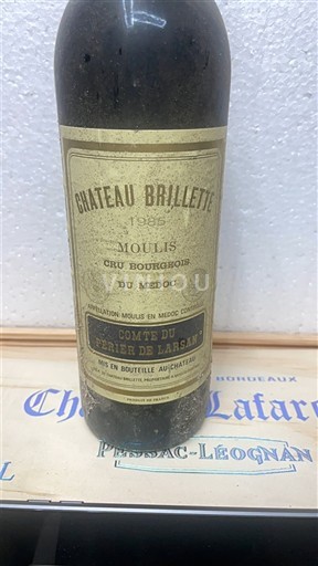 Bordeaux Moulis-en-Médoc Cru Bourgeois Château Brillette 1985