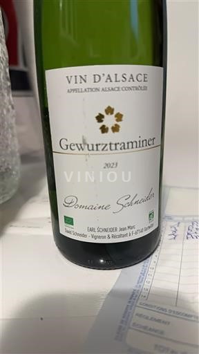 Alsacia Domaine Schneider Gewurztraminer 2023
