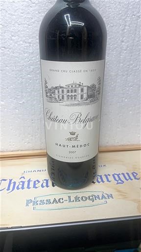 Bordeaux Haut-Médoc Grand Cru Château Belgrave 2007