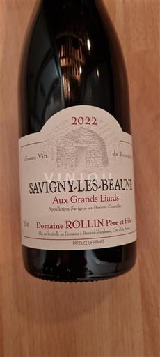 Burgundy Savigny-lès-Beaune Domaine Rollin Père et Fils Aux Grands Liards 2022
