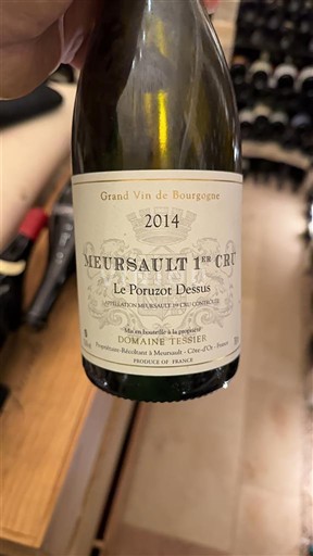 Borgoña No especificado Premier Cru Domaine Tessier Le Poruzot Dessus 2014