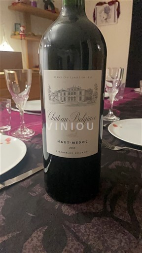 Bordéus Haut-Médoc Grand Cru Château Belgrave 2008