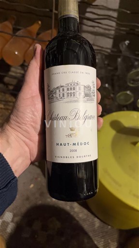 Bordeaux Haut-Médoc Grand Cru Château Belgrave 2008