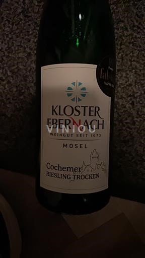 Moselle Mosel Kloster Ebernach Cochemer Riesling Trocken 2024