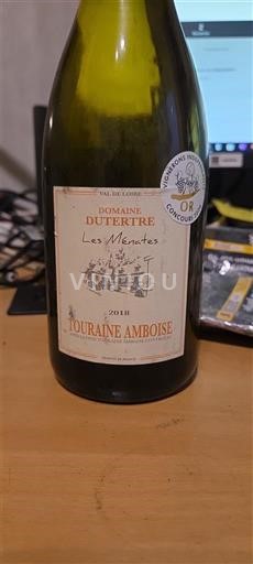 Loirevallei Touraine-Amboise Domaine Tertre Les Ménates 2018