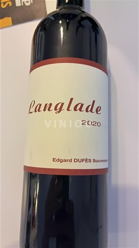 Languedoc Edgard DUFÈS Successeur Langlade 2020