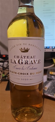 Bordeaux Sainte-Croix-Du-Mont Château La Grave les Coteaux 2020