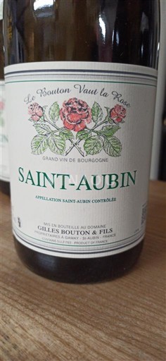 Bourgogne Saint-Aubin Gilles Bouton & Fils Le Bouton Vaut la Rose 2024
