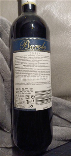 Piemonte Barolosta 12060 Castiglione Falletto 2012