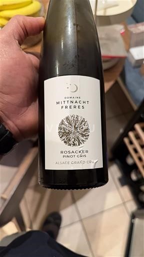 Alsacia No especificado Grand Cru Domaine Mittnacht Frères Rosacker Sin añada
