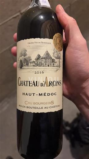 Bordeaux Haut-Médoc Château Arcins 2016