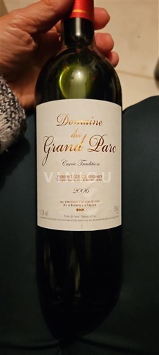 Bordeaux Premières-Côtes-de-Bordeaux Domaine Grand Parc Tradition 2006