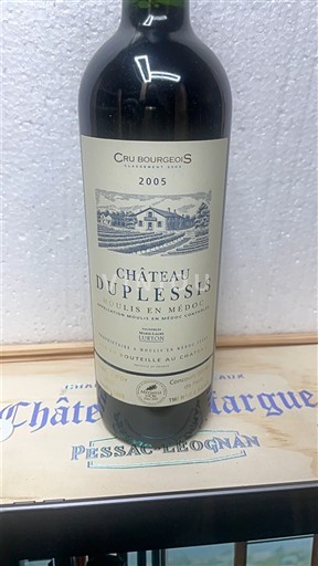 Bordeaux Moulis-en-Médoc Cru Bourgeois Château Plessis 2005
