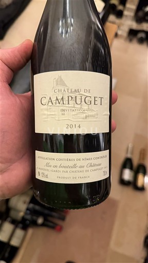 Rhônedalen Costières-de-Nîmes Château Campuget Invitation 2014