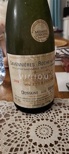 Loire Valley Savennières-Roche-aux-Moines Domaine Aux Moines Roche aux Moines 2001