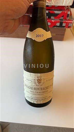 Burgundy Chassagne-Montrachet Premier Cru Bouzereau Les Chaumées 2017