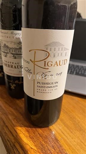 Bordeaux Puisseguin-saint-émilion Château Rigaud 2019