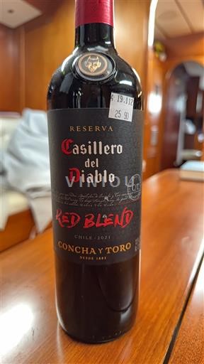Dolina Maipo Маипо Централ Concha y Toro Casillero del Diablo Red Blend Reserva 2021