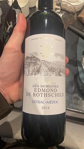 Bordeaux Listrac-Médoc Domaine Des Domaines Edmond de Rothschild Grand Rosé 2014