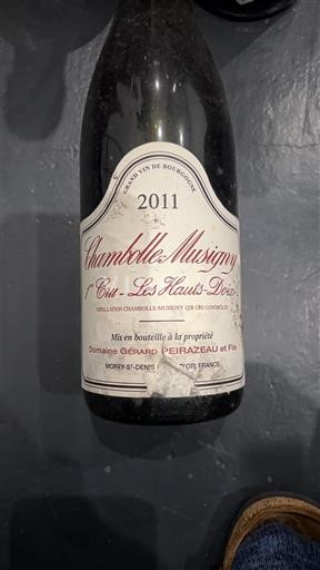 Bourgondië Chambolle-Musigny Premier Cru Domaine Gérard Peirazeau et Fils Les Hauts-Doix 2011