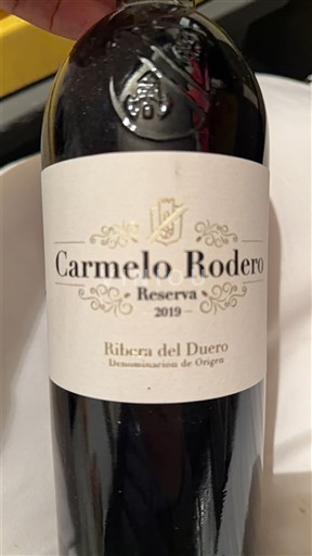 Kastilien och León Ribera del Duero Carmelo Rodero Reserva 2019