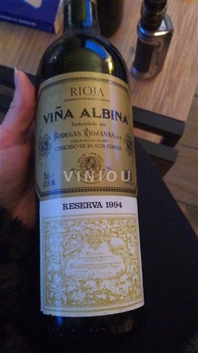Rioja Bodegas Riojanas Viña Albina Reserva 1994