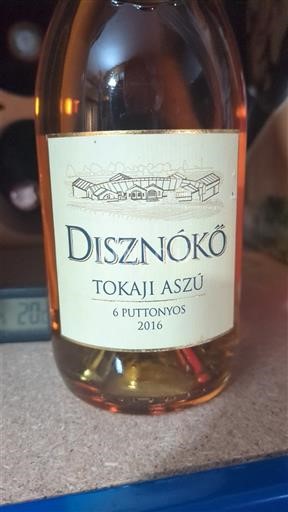 Tokaj Ikke specificeret Disznókö 6 Puttonyos 2016