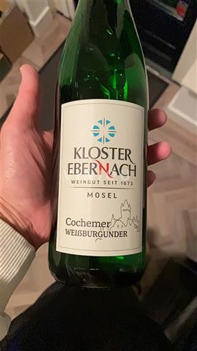 Moselle Mosel Kloster Ebernach Cochemer Weißburgunder 2024