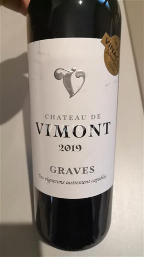 Bordeaux Graves Château Vimont 2019