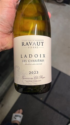 Borgoña Ladoix Ravaut Pierre Les Carrières 2023