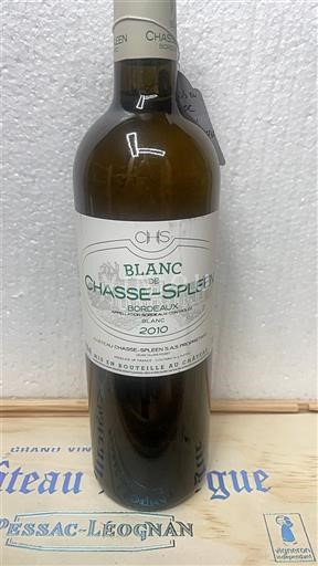 Bordeaux Chasse-Spleen Blanc de Chasse-Spleen 2010