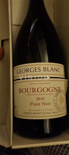 Bourgogne Georges Blanc Pinot Noir 2010