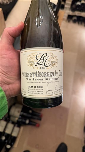 Bourgogne Nuits-Saint-Georges Premier Cru Lucien Le Moine Les Terres Blanches 2016