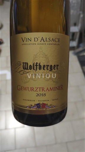 Alsace Không được chỉ định Wolfberger 2018