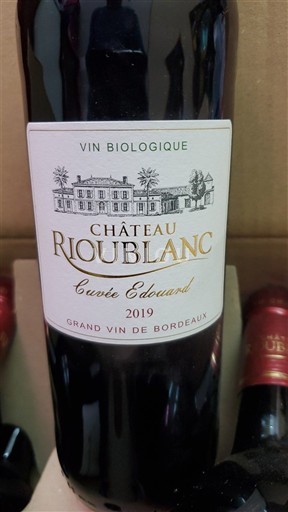 Bordeaux Château Rioublanc Edouard 2019