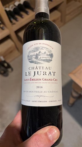 Bordeaux Saint-Émilion Grand Cru Grand Cru Château Le Jurat 2016