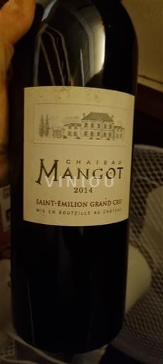 Burdeos Saint-Émilion Gran Cru Château Mangot 2014