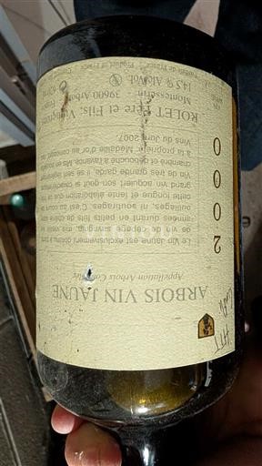 Jura Arbois Robert Picq et Fils 2000